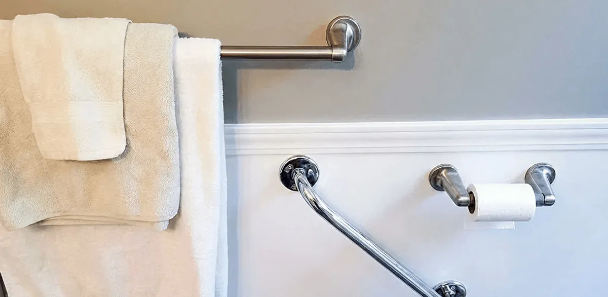 Bathroom grab bar installation for safety and accessibility in Boston, MA