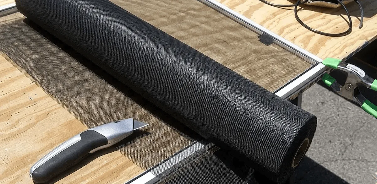 Window screen replacement materials and tools for screen repair in Boston, MA
